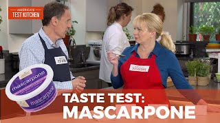 Our Taste Test of Mascarpone Cheese [upl. by Ashia798]