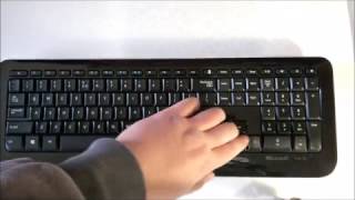 Microsoft Wireless Keyboard 800 [upl. by Maureene824]