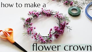 How to make a flower crown [upl. by Irb]