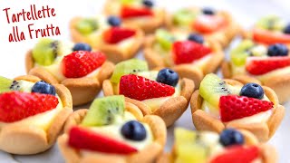 TARTELLETTE ALLA FRUTTA Idea da Buffet  Ricetta Facile di Benedetta [upl. by Levine]