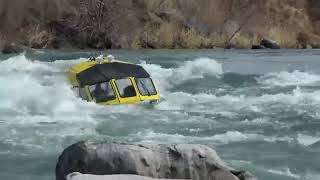 Thunder Jet quotJet Boatquot fighting rapids [upl. by Pyle]