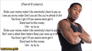 Ludacris  Money Maker ft Pharrell Lyrics [upl. by Cone314]