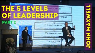 The Five Levels Of LeadershipPt2  Banking Career Leadership Conference  Dr John C Maxwell [upl. by Rebak]