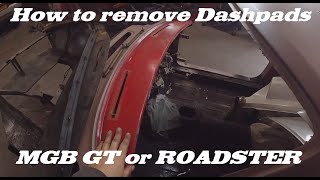 How to Remove a MGB GT or Roadster Dash Pad [upl. by Jevon48]