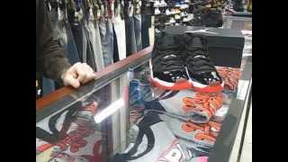 Nike Air Jordan 11 Retro Bred  Black Varsity Red White  at Street Gear Hempstead NY [upl. by Frodina]