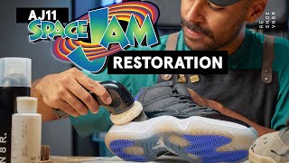 2016 Air Jordan 11 Space Jam Restoration [upl. by Hepzi]