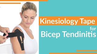 Applying Kinesiology Taping for Bicep Tendinitis  RHB1090BLKS [upl. by Llevra]