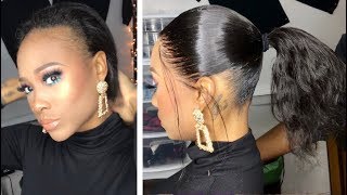 The BEST FRONTAL PONYTAIL Tutorial [upl. by Cynarra]