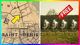 If You Go To This Location In Red Dead Redemption 2 You Can Get UNLIMITED RARE HORSES FOR FREE [upl. by Nylatsirhc848]