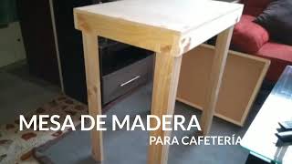 Cómo hacer mesa de madera [upl. by Hymie]