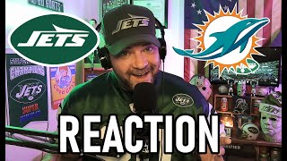 JETS vs DOLPHINS REACTION 1525 Why I HATE the JETS [upl. by Ardnauqal690]