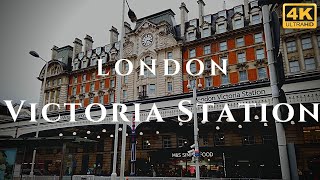 London Victoria Station Walk Through England 4K [upl. by Amerigo360]