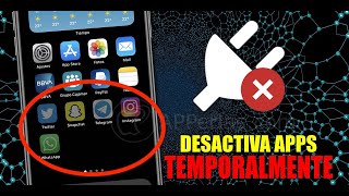 Cómo desactivar temporalmente WhatsApp Instagram Facebook sin desinstalar las apps 💥 [upl. by Elpmid]