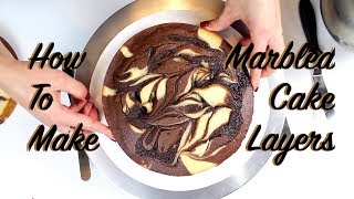 Marble Cake Recipe Tutorial  CHELSWEETS [upl. by Demmahom]