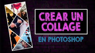 Cómo crear un Collage en Photoshop Tutorial FACIL [upl. by Publia]