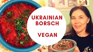 Ukrainian Beet Soup Borscht Vegan [upl. by Ikir]