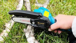 Saker Mini Chainsaw Review [upl. by Jarad]