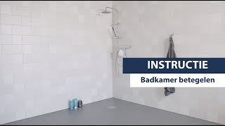 EUROCOL  INSTRUCTIE  Een badkamer betegelen [upl. by Nosyla]