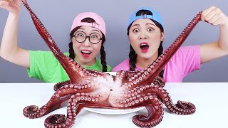 Giant Octopus Seafood Mukbang DONA [upl. by Peursem115]