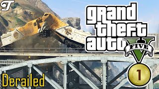 GTA V  Derailed train [upl. by Neelyak380]