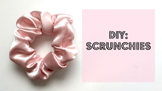 DIY Scrunchies [upl. by Hubey]