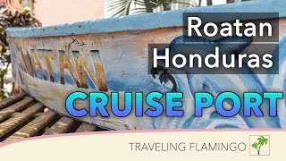 Roatan Honduras Cruise Port Caribbean Cruise Ports in 4K [upl. by Friedrick]