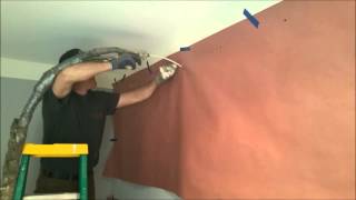 Injection Spray Foam into existing walls [upl. by Nylhsoj]