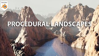 Creating Procedural Landscapes in BLENDER [upl. by Esimorp]