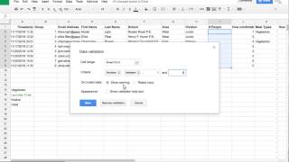 How to Use Data Validation in Google Sheets [upl. by Aleuqahs]