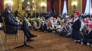 il Presidente Mattarella risponde alle domande degli studenti delle scuole primarie [upl. by Wescott52]