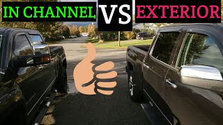 In Channel VS Exterior AVS Window Visors [upl. by Haidabez]