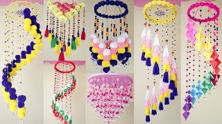 8 Beautiful Wall Hanging Ideas  DIY HandMade Things [upl. by Amikan]