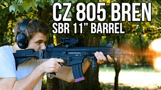 The CZ 805 Bren SBR 11quot Barrel [upl. by Maddy606]