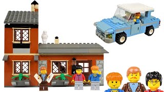 LEGO Harry Potter 2002 Escape from Privet Drive 4728 Review [upl. by Akinorev]