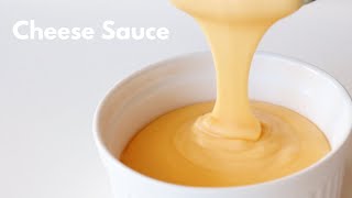 EASY HOMEMADE CHEESE SAUCE RECIPE  NACHO CHEESE SAUCE RECIPE [upl. by Dranek690]