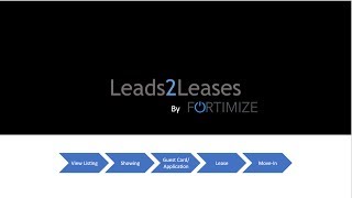 Lead2Lease by Fortimize  Prospective Tenant [upl. by Monto167]