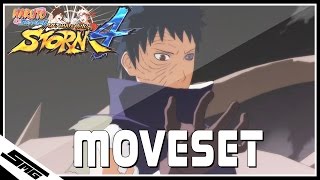 Naruto Ultimate Ninja Storm 4  Obito COMPLETE Moveset [upl. by Grimbly]