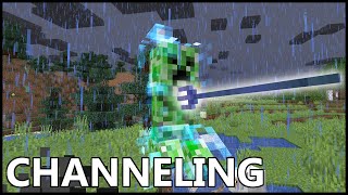 What Does The CHANNELING ENCHANTMENT Do In MINECRAFT [upl. by Nattirb]