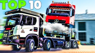 Top 10 Trucks Mods for Farming Simulator 19 [upl. by Silohcin]