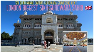 4k Shri Guru Nanak Darbar Gurdwara  Gravesend Kent  London 🇬🇧 22 [upl. by Tallu]