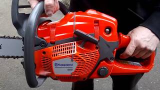 Chainsaw Husqvarna 565 FIRSTSTARTNEW MODEL [upl. by Wahs]