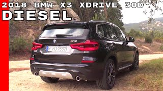 2018 BMW X3 xDrive 30d Diesel Exterior Interior amp Test Drive [upl. by Lesiram]