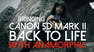 Anamorphic Adaptor  Canon 5D Mark ii [upl. by Mohl611]