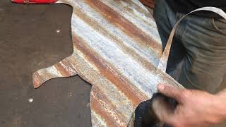 How to cut corrugated metal [upl. by Godber876]