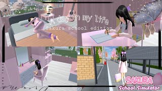 A day in my lifesakura school simulator edition 🥰🌸 [upl. by Brennen]