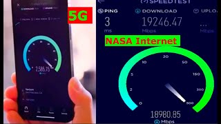 NASA vs 5G  Internet Speed Test [upl. by Einuj884]