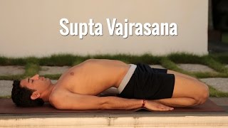 Supta Vajrasana the reclining diamond pose [upl. by Yehc259]