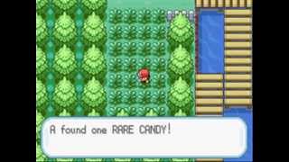 Pokemon Fire RedLeaf Green  All Rare Candy Locations [upl. by Hillman]