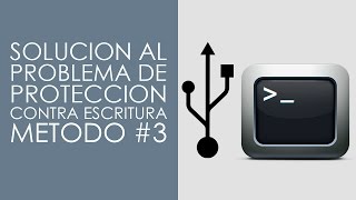 Solución al problema de la protección contra escritura  Método 3 [upl. by Ikila]