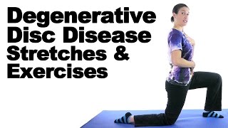 Degenerative Disc Disease DDD Stretches amp Exercises  Ask Doctor Jo [upl. by Domenic659]